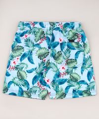 Bermuda-Surf-Infantil-Estampada-de-Folhagem-com-Cordao-Azul-Claro-9765553-Azul_Claro_2