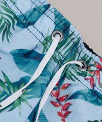 Bermuda-Surf-Infantil-Estampada-de-Folhagem-com-Cordao-Azul-Claro-9765553-Azul_Claro_5