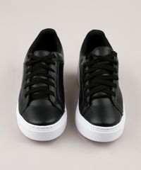 Tenis-Feminino-Oneself-Flatform-com-Recortes-Texturizados-Cobra-Preto-9726089-Preto_4
