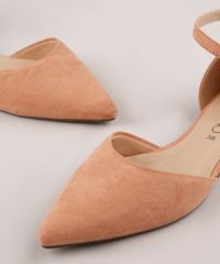 Sapatilha-Feminina-Via-Uno-Bico-Fino-Aberta-em-Suede-Bege-9686043-Bege_5