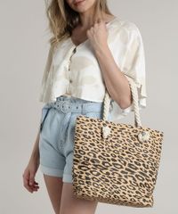 Bolsa-Feminina-Shopper-Grande-Estampada-Animal-Print-Onca-com-Palha-Bege-9602425-Bege_2
