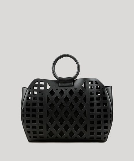 Bolsa-Feminina-Tote-Grande-com-Laser-Cut-Preta-9629064-Preto_1