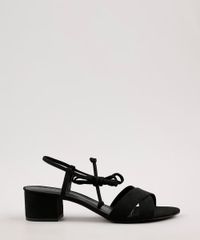 Sandalia-Feminina-Oneself-Salto-Grosso-Baixo-com-Amarracao--Preta-9791304-Preto_1