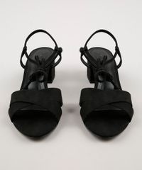 Sandalia-Feminina-Oneself-Salto-Grosso-Baixo-com-Amarracao--Preta-9791304-Preto_4