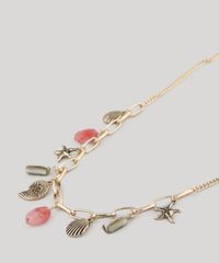 Colar-Feminino-com-Pingentes-Maritimos-Dourado-9650262-Dourado_3