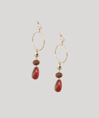 Brinco-Feminino-de-Argola-com-Pingentes-de-Pedras-Dourado-9650001-Dourado_3