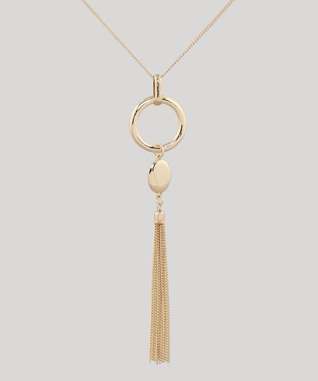 Colar-Feminino-Longo-com-Argola-e-Franjas--Dourado-9650253-Dourado_1