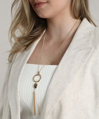 Colar-Feminino-Longo-com-Argola-e-Franjas--Dourado-9650253-Dourado_2