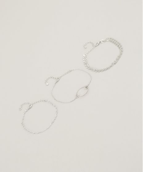 Kit-de-3-Pulseiras-Femininas-Prateado-9657470-Prateado_1