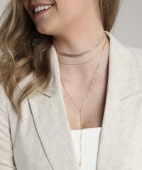 Kit-de-Gargantilha-Choker---Colar-com-Pingente-Dourado-9657447-Dourado_2