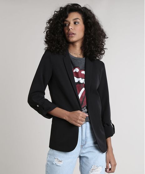 Blazer-Feminino-Acinturado-com-Martingale-Preto-9420530-Preto_1