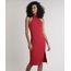 Vestido-Feminino-Midi-Halter-Neck-Canelado-com-Fenda-Gola-Alta-Vermelho-9611887-Vermelho_1