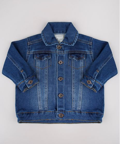 Jaqueta-Jeans-Infantil-em-Moletom-Azul-Escuro-8556540-Azul_Escuro_1