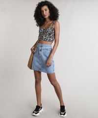 Top-Cropped-Feminino-Estampado-Floral-com-Botoes-Alcas-Medias-Decote-Redondo-Preto-9704002-Preto_3