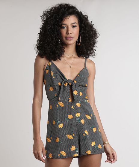 Macaquinho-Feminino-Estampado-Floral-com-No-Alcas-Finas-Preto-9630051-Preto_1