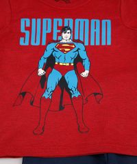 Conjunto-Infantil-Super-Homem-de-Camiseta-Manga-Curta-Vermelha---Bermuda-em-Moletom-Azul-Marinho-9752867-Azul_Marinho_4
