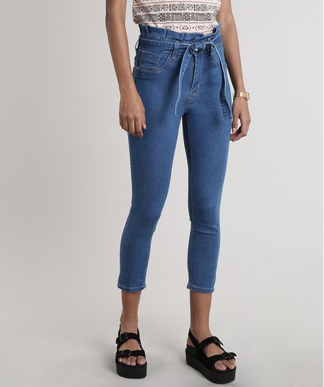 calça jeans clochard feminina