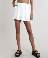 Short-Feminino-Clochard-em-Laise-com-Faixa-para-Amarrar-Off-White-9704598-Off_White_1