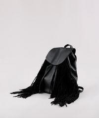 Mochila-Feminina-Media-com-Franjas-Preta-9614932-Preto_3