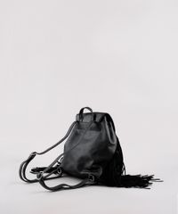Mochila-Feminina-Media-com-Franjas-Preta-9614932-Preto_4