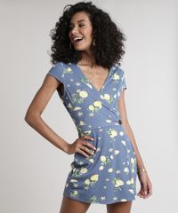 Macaquinho-Feminino-Transpassado-Estampado-de-Limao-Manga-Curta-Azul-9696180-Azul_1