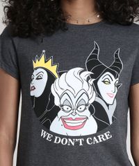 Blusa-Feminina-Vilas-Disney-Manga-Curta-Decote-Redondo-Cinza-Mescla-Escuro-9722786-Cinza_Mescla_Escuro_4