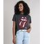 Blusa-Feminina-The-Rolling-Stones-Manga-Curta-Decote-Redondo-Cinza-Mescla-Escuro-9595974-Cinza_Mescla_Escuro_1