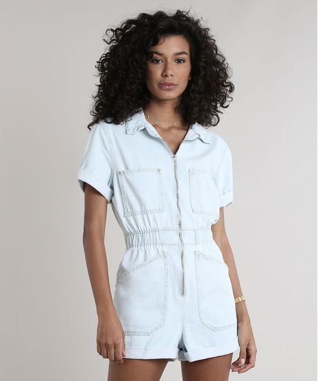 Macaquinho-Jeans-Feminino-com-Ziper-Manga-Curta-Azul-Claro-9750173-Azul_Claro_1
