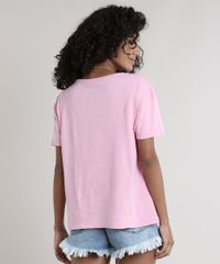 Blusa-Feminina-Vilas-Disney-Manga-Curta-Decote-Redondo-Rosa-Claro-9700804-Rosa_Claro_2