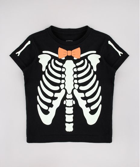 Camiseta-Infantil-Halloween-Esqueleto-Brilha-no-Escuro-Manga-Curta-Preta-9702931-Preto_1