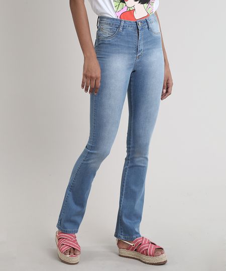 Calca-Jeans-Feminina-Sawary-Flare-Push-Up-Azul-Medio-9811689-Azul_Medio_1