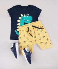 Bermuda-Infantil-Estampada-Tropical-em-Moletom-Amarela-9729578-Amarelo_3