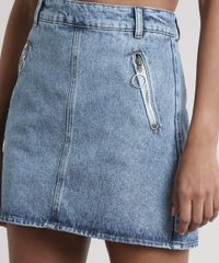 Saia-Jeans-Feminina-Curta-com-Ziper-de-Argola-Azul-Medio-9761049-Azul_Medio_4
