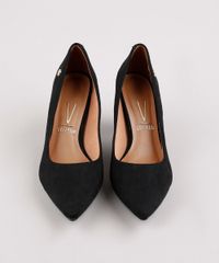 Scarpin-Feminino-Vizzano-Bico-Fino-Salto-Medio-em-Suede-Preto-9757352-Preto_4