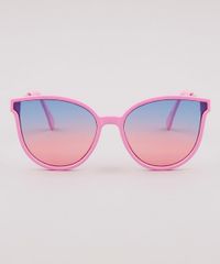 Oculos-de-Sol-Redondo-Infantil-Menina-Oneself--Rosa-9825810-Rosa_1
