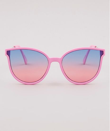 Oculos-de-Sol-Redondo-Infantil-Menina-Oneself--Rosa-9825810-Rosa_1