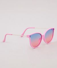 Oculos-de-Sol-Redondo-Infantil-Menina-Oneself--Rosa-9825810-Rosa_2
