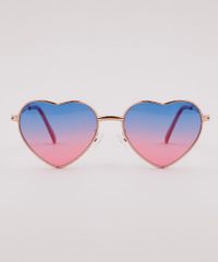 Oculos-de-Sol-Coracao-Infantil-Menina-Oneself--Rose-9825816-Rose_1