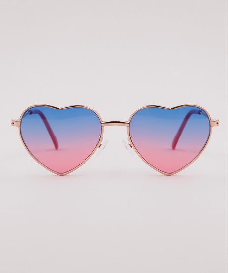 Oculos-de-Sol-Coracao-Infantil-Menina-Oneself--Rose-9825816-Rose_1