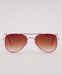 Oculos-de-Sol-Aviador-Infantil-Menina-Oneself--Rosa-9825794-Rosa_1