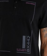Polo-em-Piquet--Another-Universe--Preta-8514539-Preto_4