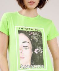 Blusa-Feminina--I-m-Here-to-Be-Awesome--Manga-Curta-Decote-Redondo-Verde-Neon-9712751-Verde_Neon_4