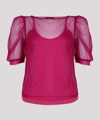 Blusa-Feminina-Mindset-em-Tule-Manga-Bufante-Decote-Redondo-Pink-9837418-Pink_5