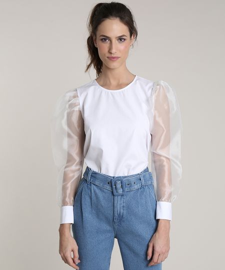 Blusa-Feminina-Mindset-Manga-Bufante-em-Tule-Decote-Redondo-Branco-9838088-Branco_1 Blusa-Feminina-Mindset-Manga-Bufante-em-Tule-Decote-Redondo-Branco-9838088-Branco_1