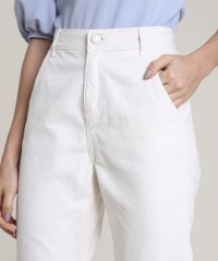 Calca-de-Sarja-Feminina-Jogger-com-Bolsos-Off-White-9838414-Off_White_4