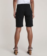 Bermuda-de-Sarja-Feminina-Ciclista-Estampada-Poa-Preta-9547822-Preto_2