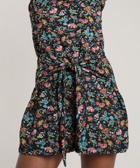 Macaquinho-Feminino-Estampado-Floral-com-Amarracao-Decote-Redondo-Preto-9694163-Preto_4