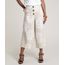 Calca-Feminina-Pantacourt-Estampada-Folhagem-com-Botoes-Bege-Claro-9639226-Bege_Claro_1