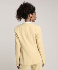 Blazer-Feminino-com-Bolsos-Amarelo-9647707-Amarelo_2