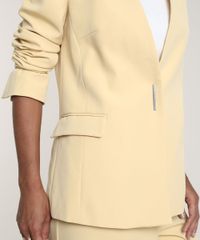 Blazer-Feminino-com-Bolsos-Amarelo-9647707-Amarelo_4